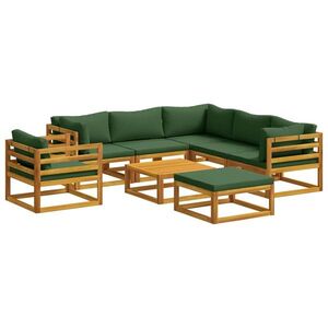 Imagine vidaXL Set de canapea 8 buc. natural Lemn Solid de Acacia