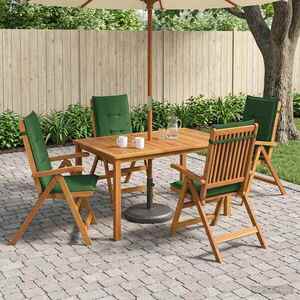 Imagine vidaXL Set de dining pentru grădină cu 5 piese natural