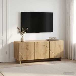 Imagine vidaXL Suport TV 90 x 34.5 x 40 cm Stejar Artizanal Lemn prelucrat