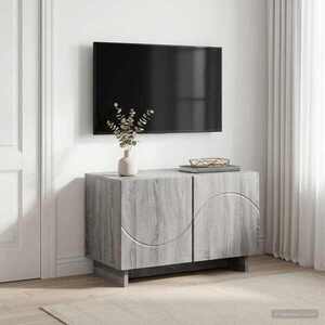 Imagine vidaXL Suport TV 60 x 34.5 x 40 cm Sonoma gri Lemn prelucrat