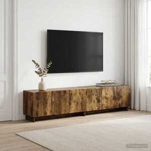 Imagine vidaXL Suport TV 179.5 x 34.5 x 40 cm Stejar fumuriu Lemn prelucrat