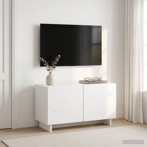 Imagine vidaXL Suport TV 60 x 34.5 x 40 cm Alb Lemn prelucrat