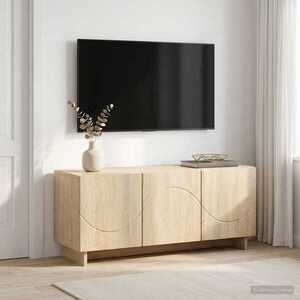 Imagine vidaXL Suport TV 90 x 34.5 x 40 cm Stejar Sonoma Lemn prelucrat