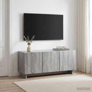 Imagine vidaXL Suport TV 90 x 34.5 x 40 cm Sonoma gri Lemn prelucrat