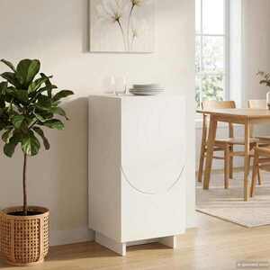Imagine vidaXL Servantă Alb 33, 5 x 34, 5 x 75 cm Lemn prelucrat