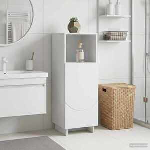 Imagine vidaXL Dulap pentru baie Alb 36, 5 x 38 x 95 cm Lemn prelucrat