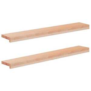 Imagine vidaXL Pervazuri 2 buc. natural 90 x 20 x 2 cm Lemn de fag masiv