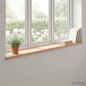 Imagine vidaXL Pervazuri 2 buc. natural 140 x 15 x 2 cm Lemn de fag masiv