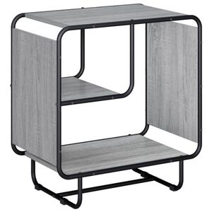 Imagine vidaXL Bufet Sonoma gri 60 x 37, 5 x 64, 5 cm Lemn prelucrat