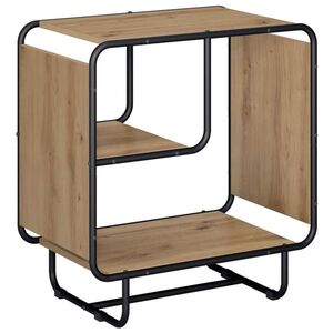 Imagine vidaXL Bufet Stejar Artizanal 60 x 37, 5 x 64, 5 cm Lemn prelucrat