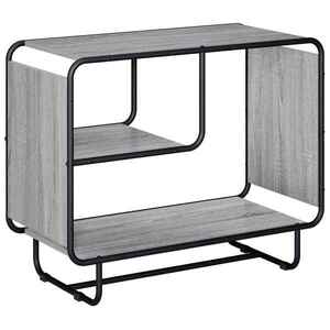 Imagine vidaXL Bufet Sonoma gri 80 x 37.5 x 64.5 cm Lemn prelucrat