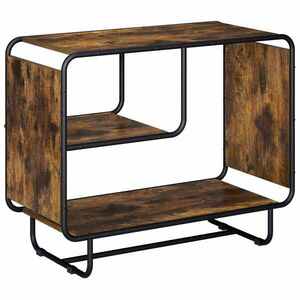 Imagine vidaXL Bufet Stejar fumuriu 80 x 37.5 x 64.5 cm Lemn prelucrat