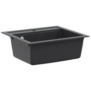 Imagine vidaXL Chiuvetă de bucătărie cu o singură cuvă Granit