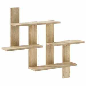 Imagine vidaXL Raft de perete Stejar Sonoma 85 x 13, 5 x 73, 5 cm Lemn prelucrat