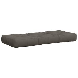 Imagine vidaXL Perne pentru Palet VIANEN 100% Polyester Gri 120 x 40 x 12 cm