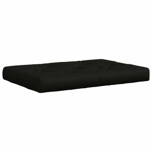 Imagine vidaXL Perne pentru Palet VIANEN 100% Polyester Negru 120 x 80 x 12 cm