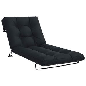 Imagine vidaXL Perna pentru Șezlong VIANEN 100% Polyester Albastru închis