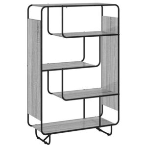 Imagine vidaXL Bufet înalt Sonoma gri 93.5 x 37.5 x 144 cm Lemn compozit