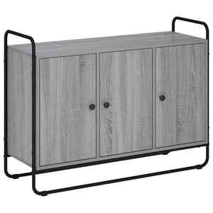 Imagine vidaXL Bufet Sonoma gri 102 x 35 x 75 cm Lemn prelucrat