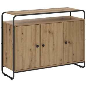Imagine vidaXL Bufet Stejar Artizanal 102 x 35 x 75 cm Lemn compozit