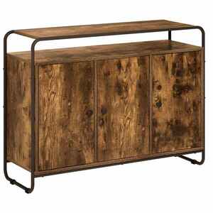 Imagine vidaXL Bufet Stejar fumuriu 102 x 35 x 75 cm Lemn compozit