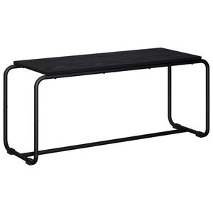 Imagine vidaXL Support TV 98 x 35.5 x 42 cm Stejar Negru Lemn prelucrat