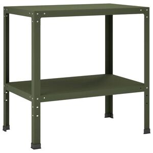 Imagine vidaXL Masă pentru ghivece 80 x 50 x 80 cm Oțel vopsit electrostatic