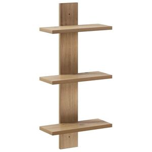 Imagine vidaXL Raft de perete Stejar Artizanal 30 x 13.5 x 64.5 cm