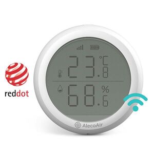 Imagine Termohigrometru SMART AlecoAir HA-03 MEDIO cu alerta prin aplicatie