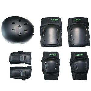Imagine Set complet de protectie casca, genunchere si cotiere Inokim