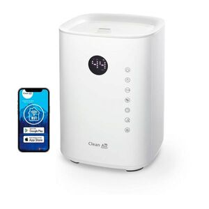 Imagine Umidificator si purificator Clean Air Optima CA604W Smart, WiFi, Difuzor de arome, Lampa UV-C, Ionizare, Display, Time