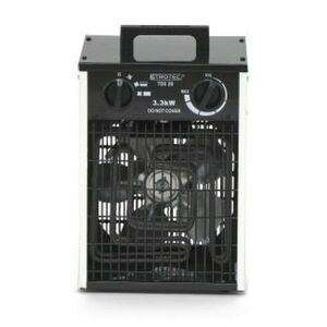Imagine Resigilat -Aeroterma electrica TDS 20, Putere incalzire pana la 3300W, Debit de aer 355 m3/h, Termostat, Protectie IP44