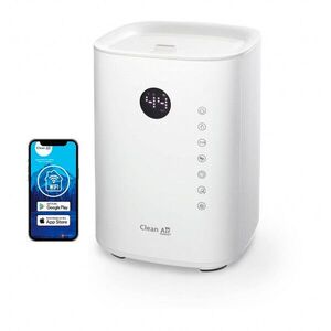 Imagine Resigilat - Umidificator si purificator Clean Air Optima CA604W Smart, WiFi, Difuzor de arome, Lampa UV-C, Ionizare, Display