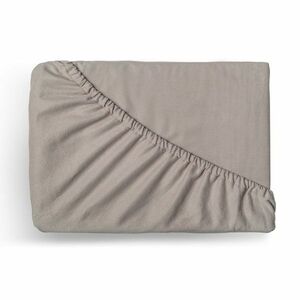 Imagine Kvalitex Cearșaf elastic din flanel bej, 90 x 200cm, bej, 90 x 200 cm