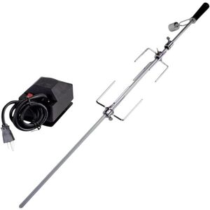 Imagine Ac de grătar + rotisor cu motor electric de 220V Fresca