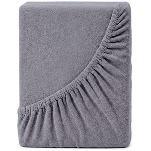 Imagine Cearșaf de pat 4Home din frotir Ideal gri , 90 x200 cm, gri, 90 x 200 cm