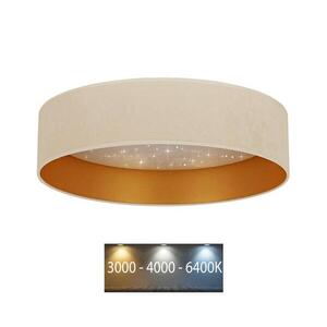 Imagine Plafonieră LED VELVET STAR LED/24W/230V d. 40 cm crem/bej BRILAGI