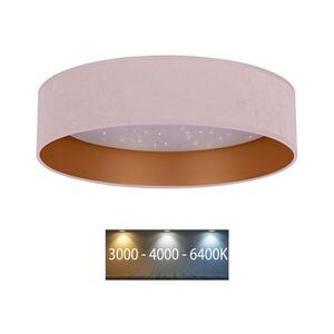 Imagine Plafonieră LED VELVET STAR LED/24W/230V d. 40 cm roz/aurie BRILAGI