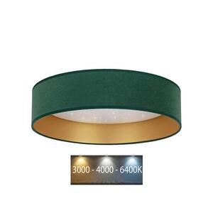 Imagine Plafonieră LED VELVET STAR LED/24W/230V d. 40 cm verde/aurie BRILAGI