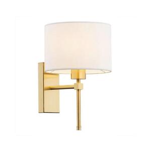 Imagine Lampă de perete ABBANO 1xE27/15W/230V alamă/albă Argon 8048