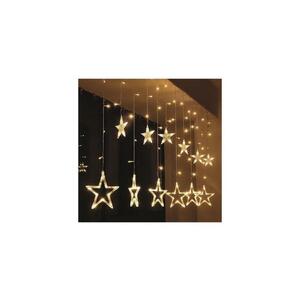 Imagine Perdea LED de Crăciun de exterior BRILAGI 77xLED/3xAA/USB 1, 8m IP44 alb cald