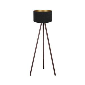 Imagine Lampadar VELVET 1xE27/60W/230V maro/negru BRILAGI
