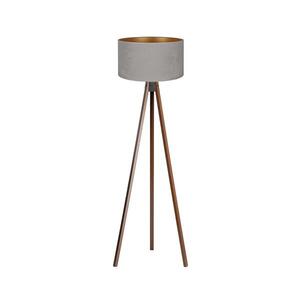 Imagine Lampadar VELVET 1xE27/60W/230V maro/gri BRILAGI