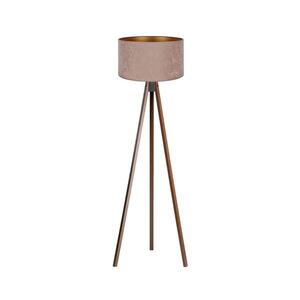 Imagine Lampadar VELVET 1xE27/60W/230V maro/bej BRILAGI