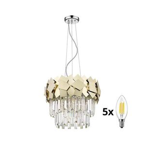 Imagine Lustră de cristal pe lanț BRILAGI MIRAGE 5xE14/40W/230V