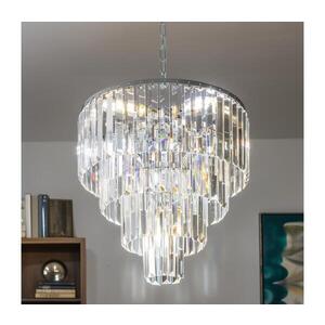 Imagine Lustră de cristal pe lanț BRILAGI MOZART 5xE14/40W/230V crom lucios