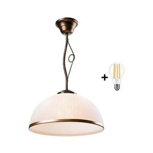 Imagine Lustră LED pe tijă BRILAGI ANTICO 1xE27/60W/230V bronz patină