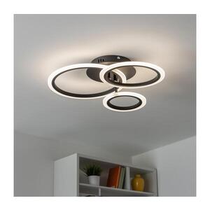 Imagine Lustră LED dimabilă aplicată BRILAGI ORBITS LED/40W/230V 3000-6500K negru + telecomandă