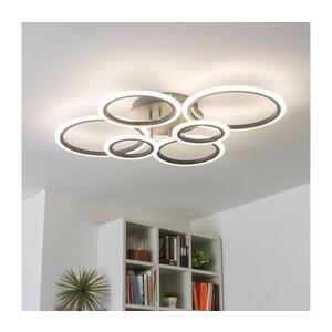 Imagine Lustră LED dimabilă aplicată BRILAGI ORBITS LED/85W/230V 3000-6500K antracit + telecomandă