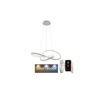 Imagine Lustră LED dimabilă pe cablu BRILAGI COSMOWAVE LED/70W/230V 3000-6500K argintiu + telecomandă